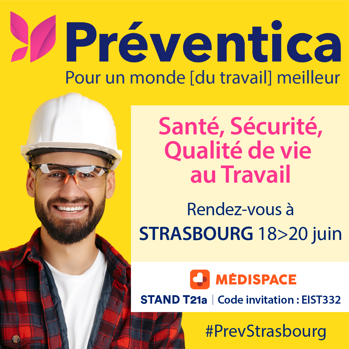 Rencontrons-nous du 18 au 20 juin au salon Préventica 2024 !