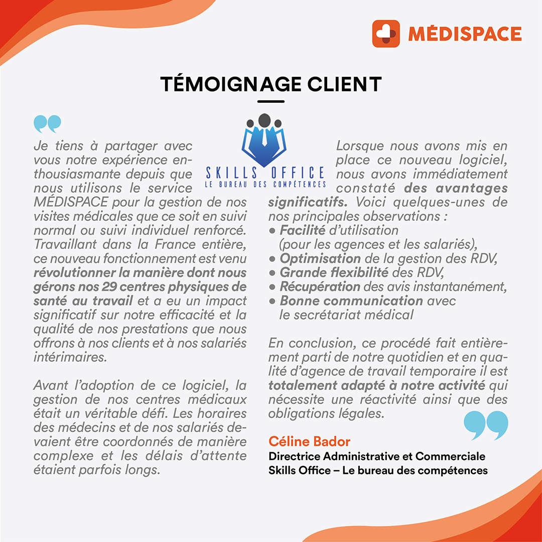 Témoignage Client Skills Office Le bureau des compétences